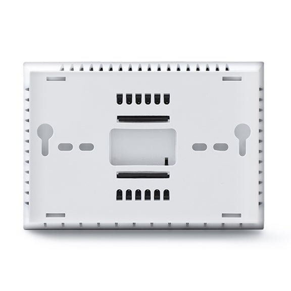 BHP-8000-WIFI-W 3H2C Smart Home Heat Pump Round Room Mirror Housing Thermostat with Adapter Plate & WiFi, AC 24V(White)