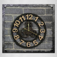 Originality American Industrial Style Wood Vintage Old Gear Wall Clock (Gold) - Wall Clock by PMC TechLife | Online Shopping South Africa | PMC TechLife | Buy Now Pay Later Mobicred