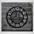 Originality American Industrial Style Wood Vintage Old Gear Wall Clock (Silver) - Wall Clock by PMc TechLife | Online Shopping South Africa | PMc TechLife | Buy Now Pay Later Mobicred