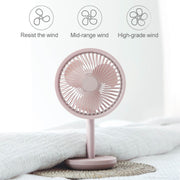Original Xiaomi Youpin SOLOVE USB Charging Desktop Electric Fan Dormitory Office Mini Fan, with 3 Speed Control(Black)
