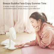 Original Xiaomi Youpin SOLOVE USB Charging Desktop Electric Fan Dormitory Office Mini Fan, with 3 Speed Control(Black)