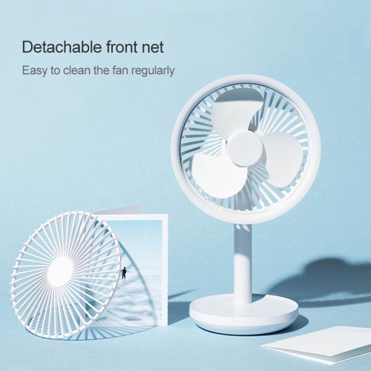 Original Xiaomi Youpin SOLOVE USB Charging Desktop Electric Fan Dormitory Office Mini Fan, with 3 Speed Control(White)