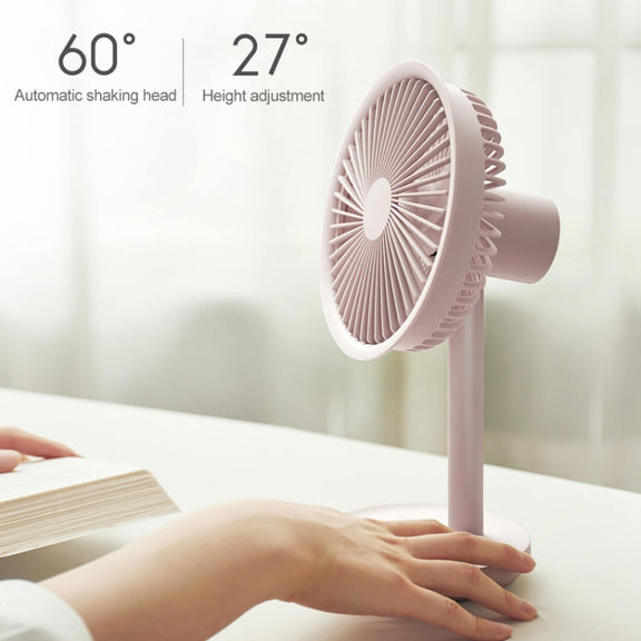Original Xiaomi Youpin SOLOVE USB Charging Desktop Electric Fan Dormitory Office Mini Fan, with 3 Speed Control(White)