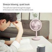 Original Xiaomi Youpin SOLOVE USB Charging Desktop Electric Fan Dormitory Office Mini Fan, with 3 Speed Control(White)