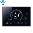 BHT-8000-GALW Control Water Heating Energy-saving and Environmentally-friendly Smart Home Negative Display LCD Screen Round Room Thermostat with WiFi(Black) - Thermostat & Thermometer by PMC TechLife | Online Shopping South Africa | PMC TechLife | Buy Now Pay Later Mobicred