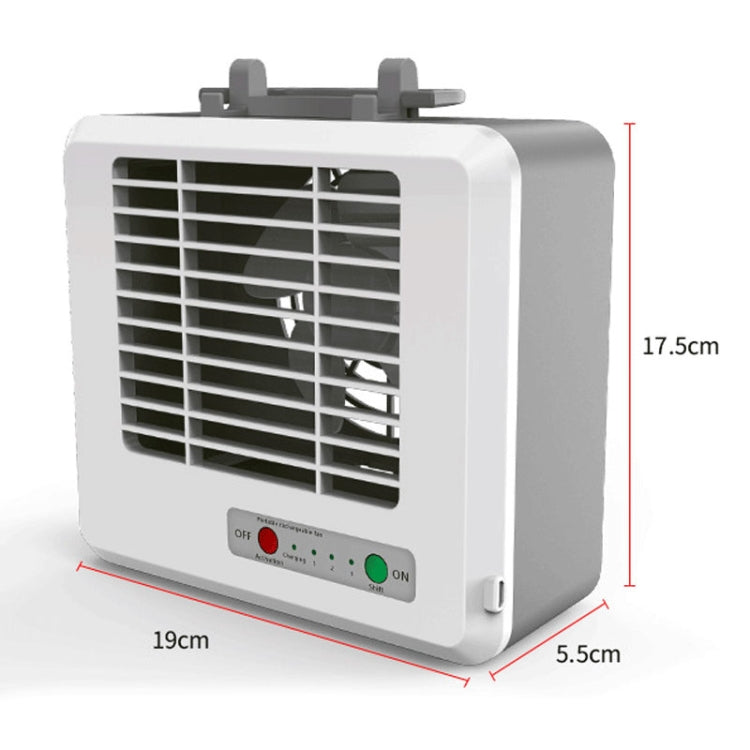Portable Mini Silent Household Energy Saving Desktop Air Conditioner Fan Electric Air Cooler(White) - Electric Fans by PMC TechLife | Online Shopping South Africa | PMC TechLife