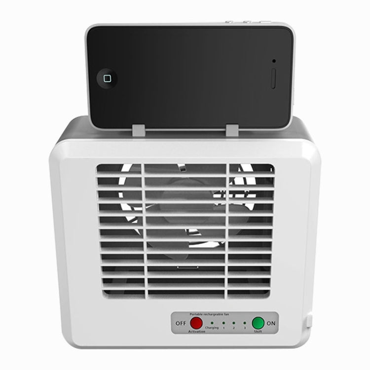 Portable Mini Silent Household Energy Saving Desktop Air Conditioner Fan Electric Air Cooler(White) - Electric Fans by PMC TechLife | Online Shopping South Africa | PMC TechLife