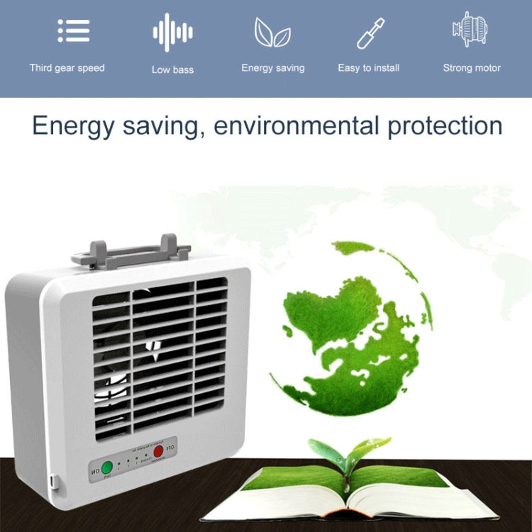 Portable Mini Silent Household Energy Saving Desktop Air Conditioner Fan Electric Air Cooler(White) - Electric Fans by PMC TechLife | Online Shopping South Africa | PMC TechLife