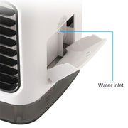 Mini Desktop Cooling Fan Humidifier Air Conditioning Fan Moisturizing Spray Fan(White)