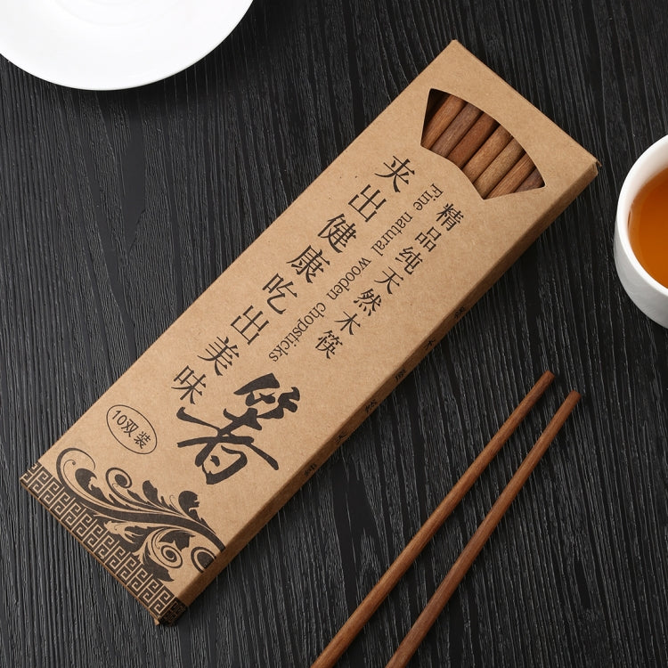 10 Pairs Natural Iron Wood Non-slip Chopsticks - Cutlery Sets by PMc TechLife | Online Shopping South Africa | PMc TechLife | Buy Now Pay Later Mobicred