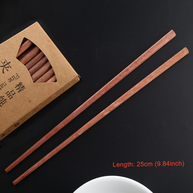 10 Pairs Natural Red Sandal Wood Non-slip Chopsticks - Cutlery Sets by PMc TechLife | Online Shopping South Africa | PMc TechLife | Buy Now Pay Later Mobicred
