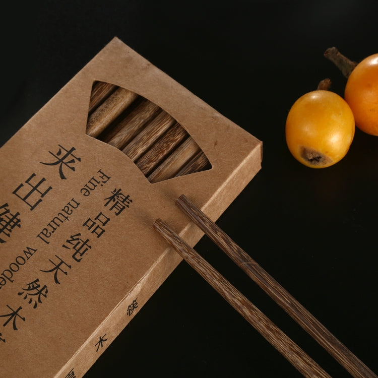 10 Pairs Natural Wenge Non-slip Chopsticks - Cutlery Sets by PMc TechLife | Online Shopping South Africa | PMc TechLife | Buy Now Pay Later Mobicred