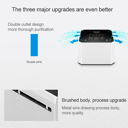 Nobico J008 Air Purifier Home Desktop Negative Ion Mini Purifier(White) - free shipping - PMC Jewellery - Order now!