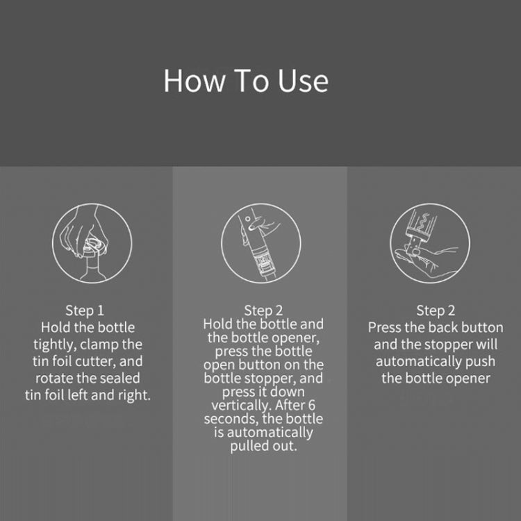 Original Xiaomi Youpin CIRCLE JOY Stainless Steel Dry Battery Electric Bottle Opener - Openers by Xiaomi | Online Shopping South Africa | PMC TechLife | Buy Now Pay Later Mobicred