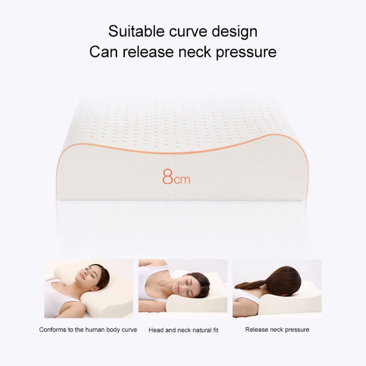 Original Xiaomi Youpin 8H Z2 Natural Latex Pillow Soft Breathable Spine Protection Massage Care Pillow with Cotton Pillowcase - free shipping - PMC TechLife - Order now!