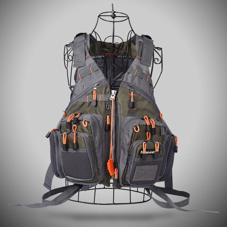 MANNER Outdoor Multifunctional Fishing Life Vest Swimming Life Jacket (Army Green) - Others by PMc TechLife | Online Shopping South Africa | PMc TechLife | Buy Now Pay Later Mobicred
