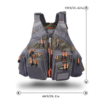 MANNER Outdoor Multifunctional Fishing Life Vest Swimming Life Jacket (Army Green) - Others by PMC Jewellery | Online Shopping South Africa | PMC Jewellery | Buy Now Pay Later Mobicred