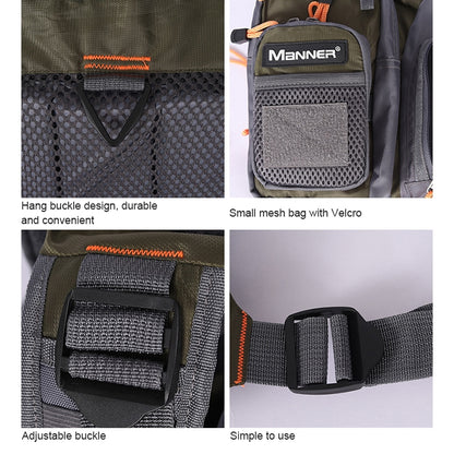 MANNER Outdoor Multifunctional Fishing Life Vest Swimming Life Jacket (Army Green) - Others by PMC Jewellery | Online Shopping South Africa | PMC Jewellery | Buy Now Pay Later Mobicred