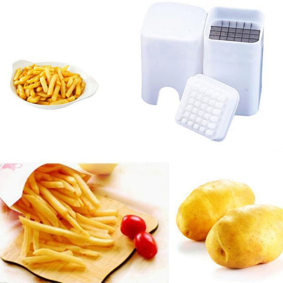 Kitchen Gadget Multi-function Potato Slicer(White)