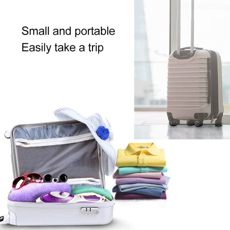 YB-888 900W 2 in 1 Multifunction Household Small Handheld Ironer Travel Portable Handheld Steam Hanging Hot Machine with Steam Brush & Measuring Cup, EU Plug(Purple)