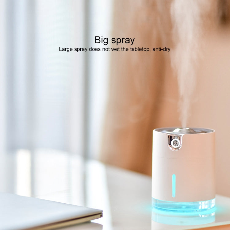 WT-H16 USB Charging Water Pattern Atomizing Humidifier with Colorful Night Lights, Water Tank Capacity: 300mL (White)