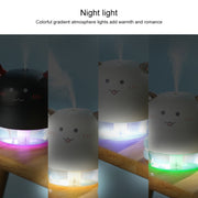 WT-H21 Devil Atomizing Humidifier with Colorful Night Lights, Water Tank Capacity: 200mL(Black)