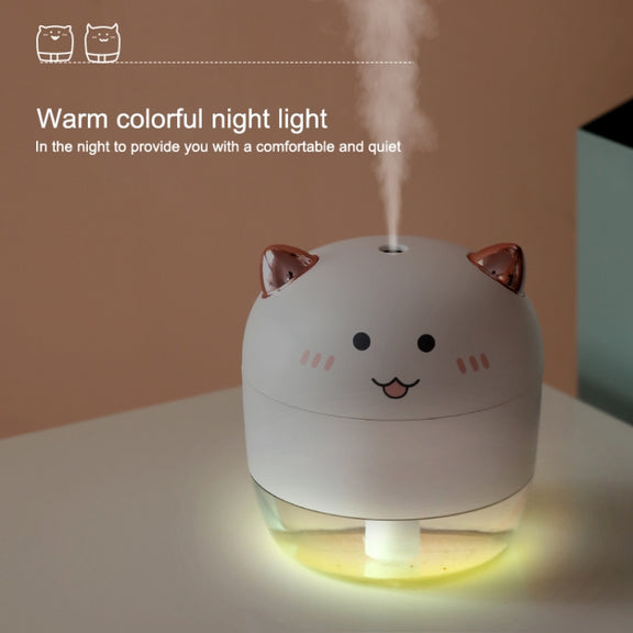 WT-H21 Angel Atomizing Humidifier with Colorful Night Lights, Water Tank Capacity: 200mL(White)