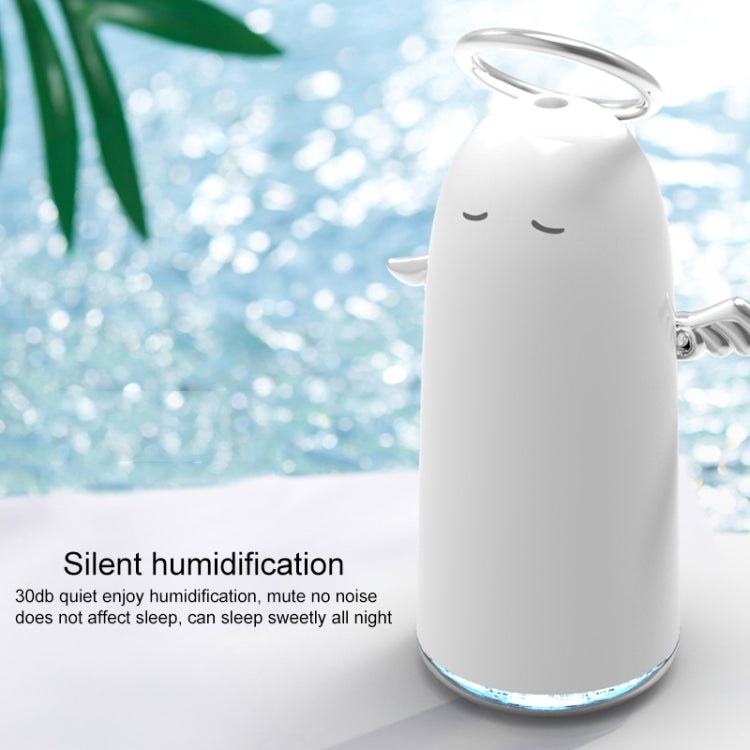 TSHM0 Mini Angel Atomizing Humidifier with Colorful Night Lights, Water Tank Capacity: 230mL(Pink) - free shipping - PMC TechLife - Order now!
