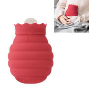Original Xiaomi Youpin Jotun Judy Warm Water Bag  Silicone Hot Water Bag Small Size���15x10x5.8cm(Red)