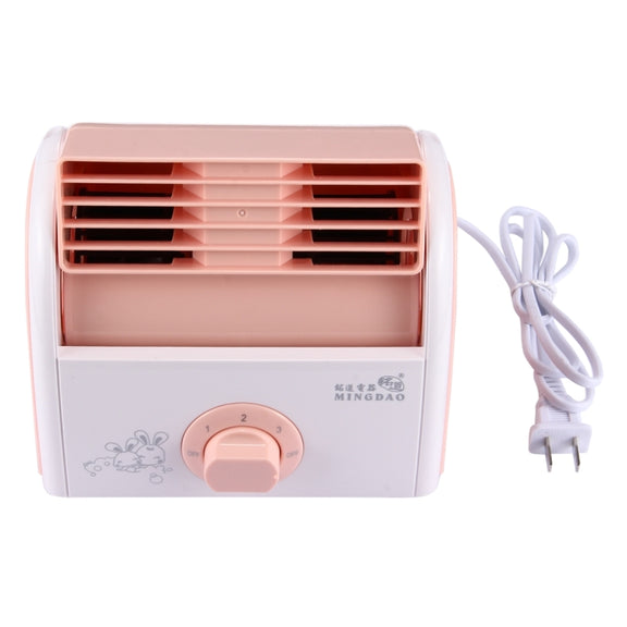 30W Turbine No Blade Mini Desktop Mute Fan for Dormitory / Bedroom / Living Room / Office, 3 Kinds Speed Mode, AC 220V(Pink)