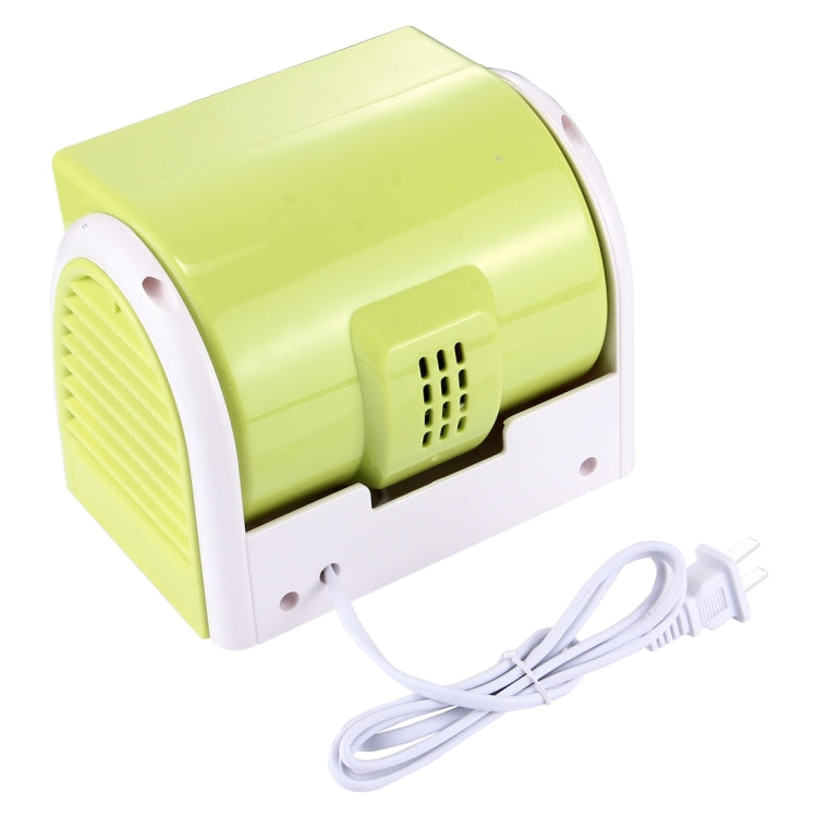 30W Turbine No Blade Mini Desktop Mute Fan for Dormitory / Bedroom / Living Room / Office, 3 Kinds Speed Modes, AC 220V(Green)