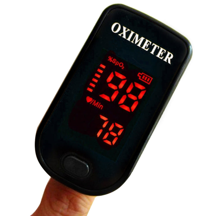 Finger Pulse Oximete LED HD Display Portable Oximeter Equipment Blood Oxygen Monitor Pulse Oximeter(Black) - Finger Pulse Oximeter by PMC TechLife | Online Shopping South Africa | PMC TechLife | Buy Now Pay Later Mobicred