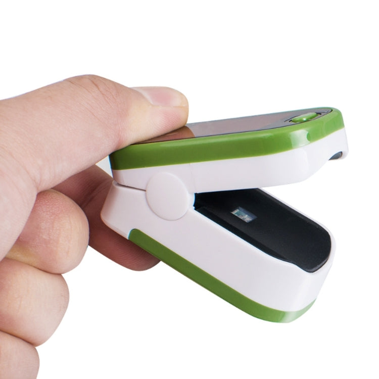 Finger Pulse Oximete LED HD Display Portable Oximeter Equipment Blood Oxygen Monitor Pulse Oximeter(Green)