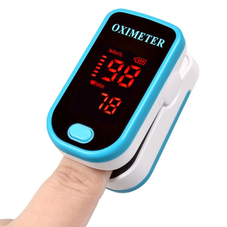 Finger Pulse Oximete LED HD Display Portable Oximeter Equipment Blood Oxygen Monitor Pulse Oximeter(Blue) - Finger Pulse Oximeter by PMC TechLife | Online Shopping South Africa | PMC TechLife | Buy Now Pay Later Mobicred