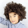 Colorful Wild-Curl Up Crown Party Cosplay Headwear Wavy Short Polyester Yarn Made Wigs For Adult And Child(Brown) - free shipping - PMC TechLife - Order now!