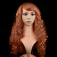 Colorful Wild-Curl Up Party Headwear Wavy Long PET Wigs For Female(Brown) - free shipping - PMC TechLife - Order now!