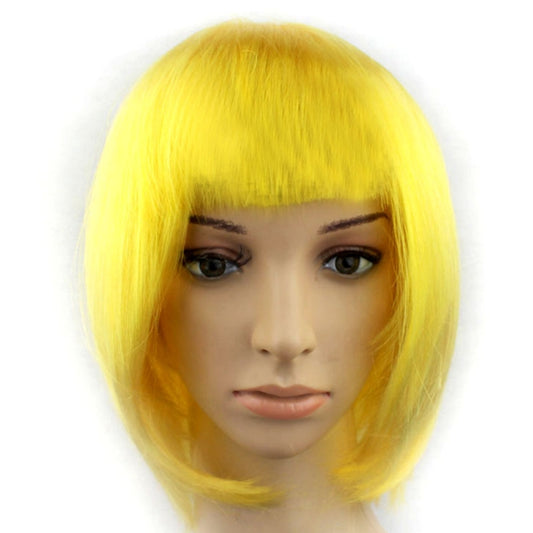 Party Cosplay Headwear Straight Short PET Wigs For Female(Dark Gold) - free shipping - PMC Jewellery - Order now!