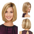 Bob Haircut Wig Headgear for Women (Linen Gold) - free shipping - PMC TechLife - Order now!