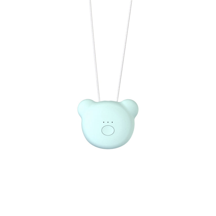 Mini Bear Style Neck Formaldehyde Negative Ion PM2.5 Removal Air Purifier for Kids (Blue)