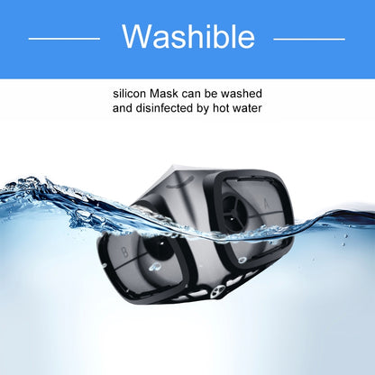 Silicone Protective Reusable PM2.5 KN95 Respirator Mask Replaceable Filter Antivirus Anti-fog Face Mask - Protect Case by PMC Jewellery | Online Shopping South Africa | PMC Jewellery | Buy Now Pay Later Mobicred