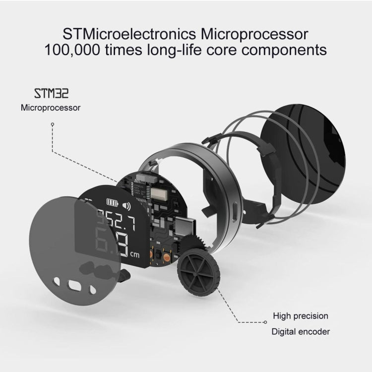 Original Xiaomi Youpin Duka Electronic Ruler Portable Rangefinder LCD Screen Digital Ruler - free shipping - PMC TechLife - Order now!
