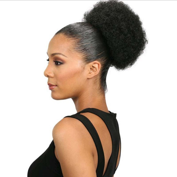FBBZT02 European and American Black People Explosion Head Fluffy Curl Hair Net Wig (Black)