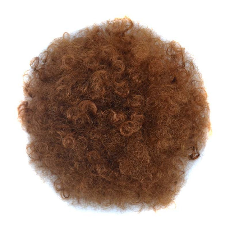 FBBZT02 European and American Black People Explosion Head Fluffy Curl Hair Net Wig (Light Brown) - free shipping - PMC TechLife - Order now!