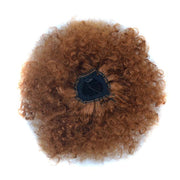 FBBZT02 European and American Black People Explosion Head Fluffy Curl Hair Net Wig (Light Brown)