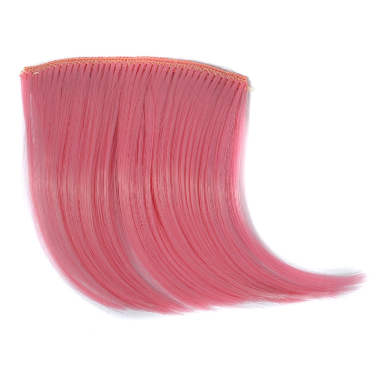 Color Gradient Invisible Seamless Hair Extension Wig Piece Straight Hair Piece Color Bangs Hair Piece(Dark Pink) - free shipping - PMC TechLife - Order now!