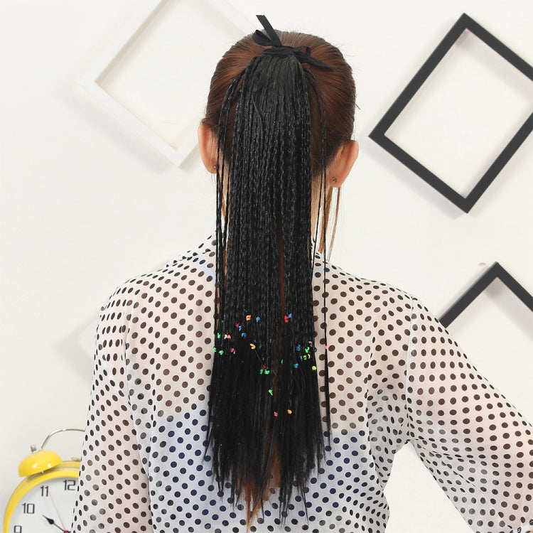 Bosnian Style Handmade Scorpion Wig Ponytail Strap Ponytail (Black Brown)