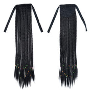 Bosnian Style Handmade Scorpion Wig Ponytail Strap Ponytail (Black)