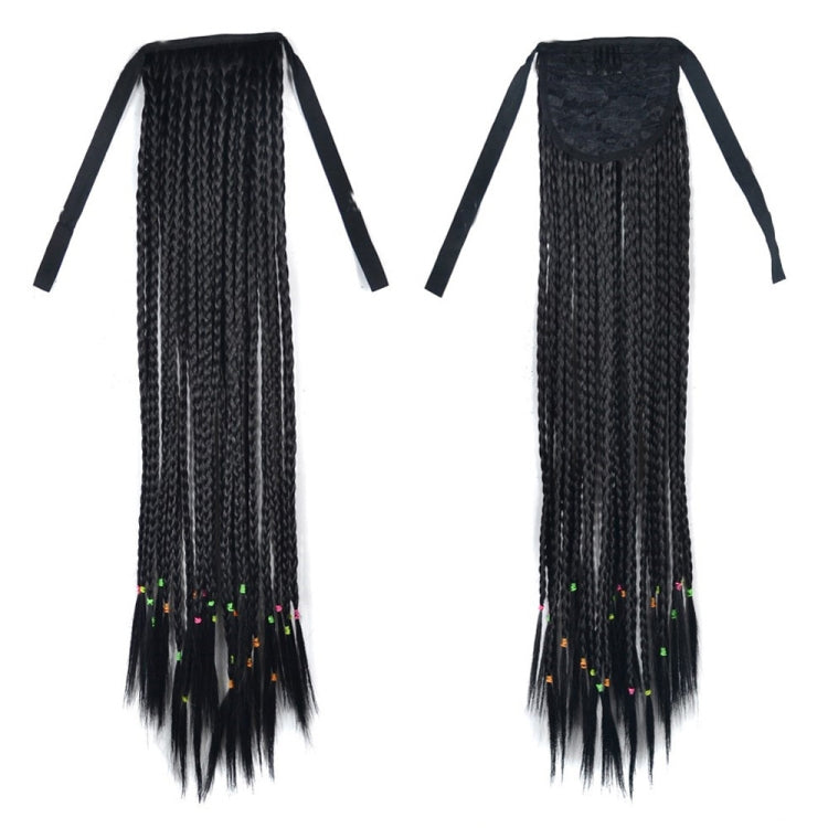 Bosnian Style Handmade Scorpion Wig Ponytail Strap Ponytail (Black)