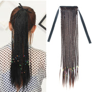 Bosnian Style Handmade Scorpion Wig Ponytail Strap Ponytail (Dark Brown)