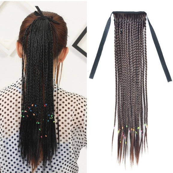 Bosnian Style Handmade Scorpion Wig Ponytail Strap Ponytail (Dark Brown)